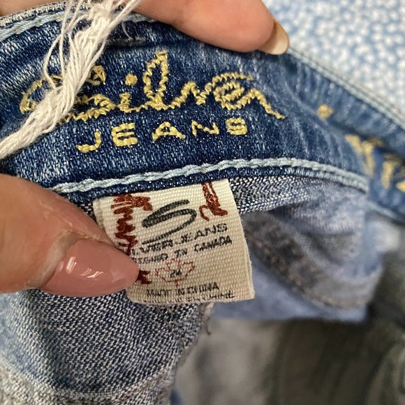 Silver short jeans size 24 - Picture 2 of 2